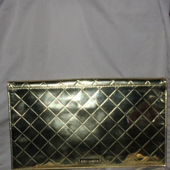 BCBGMAXAZRIA Gold "Suri" Envelope Clutch - Picture 11 of 16